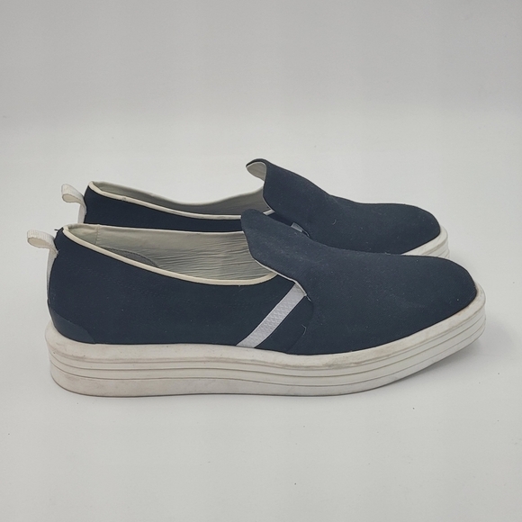 Franco Sarto Womens Black Canvas Maldives Slip-On Sneaker Size 7 - Picture 6 of 11